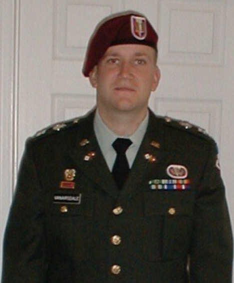 Chris V portrait in uniform